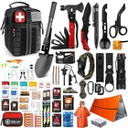 190 Pcs Survival First Aid Kit - Tactical Medical Supplies For Camping  Hiking 