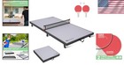 Official Size Tennis Ping Pong Indoor Foldable Table Paddles And Balls Includ   