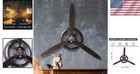 Vintage Airplane Propeller Wall Decor - Metal Art Deco