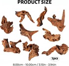 Azil Natural Driftwood 3  -4    7 Pieces  - Perfect Aquarium Decoration For Fis