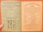 1920 Ladies Birthday Almanac Black Draught Liver Medicine Cardui For Women C341