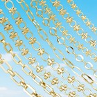 Paperclip Chains For  Permanent Jewelry Gold Filled Diy  Figaro  Rolo  Cable