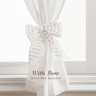 Sheer Curtains 84 Inches Long 2 Panels Set For 38 w X 84 l  pack Of 2  White