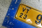  restored Reworked  Vermont Vt License Plate Tag Motorcycle 1923  93 Two Digit