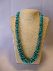 Exceptional Genuine Turquoise And Sterling Native American Southwestern Necklace