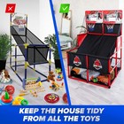 Kids Basketball Hoop Double Shot System Arcade Game Set  Indoor   Outdoor Sport