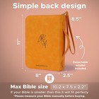 Large Bible Cover Case For Women  11x8x2 5  Pu Leather Bible Cover For Girl