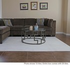 100 Sqft 3 8  White Wood Grain Foam Mat Interlocking Flooring 2 x2  25pcs