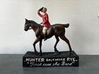 Hunter Baltimore Rye Whiskey Advertising Horse Statue Bar Distillery - Circa 