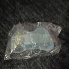 Blue clear Glitter Gel Tactile Squeeze Stress Toy - Mini Game Controller
