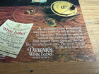 1983 Vintage 8x11 Print Ad Dewars White Label Scotch Whisky Fly Fishing Scotland