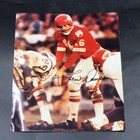Len Dawson Signed 8x10 Photo 3x5 Index Card Lot Chiefs Autograph Auto Zj22801