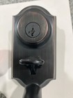 Kwikset 553mnhxj11p Montara Handleset Exterior Handle deadbolt Only No Screws