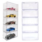 Display Cases Storage Box For Hot Wheels 1 64 Car Stackable Toy Car Collection