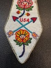 Beaded Us Indian Scout Parade Tie Native American