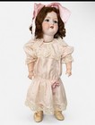 Antique Armand Marseille 390 Doll  A 12 M German Bisque 27  Original Wig Dress