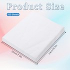 100 Sheets Nail Dust Collector Filter Paper  Disposable Nail Paper Sheets 