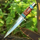 Vintage Sykes Fairbairn Double-edged V42 Us Ww2 Military Dagger Knife - Sheath