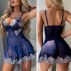 Women s Sexy Lingerie Sleepwear Babydoll Underwear Lace Dress G-string Nightwear