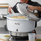 Commercial Kitchen 110 Cup  55 Cup Raw  Natural Gas Rice Cooker Warmer 24 000btu