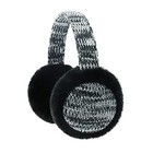 Raoexi Winter Ear Muffs For Kids Warm Furry Knit Girls Earmuffs Boys Baby Black