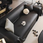 Luxury Pu Leather Waterproof Sofa Cover Non-slip Couch Protector For 2 3 4 Seat