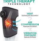 New Rejuvaknee Advanced Knee Relief Kneepad Wireless And Rechargeable  shoulder