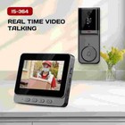 Wireless Video Doorbell Intercom System Smart With 4 3   Screen 1080p Hd Monitor