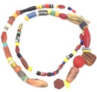 Long Strand African Antique Variety   glass African Trade Beads-ghana