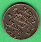 1929 Estonia 1 Sent Coin 5324