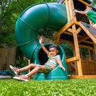Kidkraft Adventure Bend Wooden Swing Set With Three Slides Free Shipping
