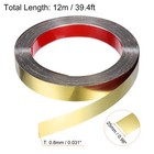 39 4ft X 0 98  Wall Trim Self Adhesive Stainless Steel Mirror Finish Trim Golden