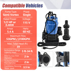 For Tsurumi Hs2 4s62 Cast Iron Submersible Trash Water Pump 3000 Gph 1 2 Hp 2in