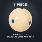 Pro 2-1 4  Regulation Size 6 Blue Dots Billiard Practice Training Pool Cue Ball