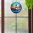 Stained Glass Lighthouse Window Hanging  Light House Glass Suncatchers For Ki   