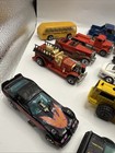 Lot Of 24 Vintage Hot Wheels Die Cast Cars Trucks Busses With Soft Case