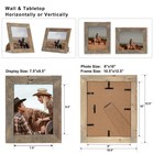 Rustic Picture Frame 8x10  100  Reclaimed Wood Frame With Tempered Glass  Far   