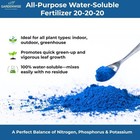 20-20-20 Water Soluble Fertilizer All Purpose Plant Food Indoor Outdoor Plants