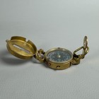 Brass Compass For Theodolite Scientific Tool Vintage Xx Century
