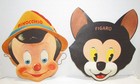 1939 Gillette Razor Blades Pinocchio And Figaro Masks With Envelope