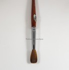 Petal Kolinsky Red Wood Handle Acrylic Nail Brush  crimped  - Size  10