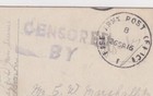 Malta Ww1  censored By  Card 1916 Base Army Post Office T Port Said To Retford