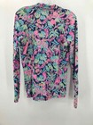 Pre-owned Lilly Pulitzer Luxletic Blue Size Medium Athletic Long Sleeve