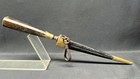 Antique Corsican Stylet   Dagger For Collectors  19th Century  Horn Handle  Top