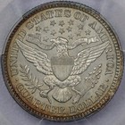 1898 25c Barber Quarter - Pcgs Ms 62
