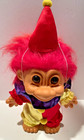 Vintage Russ Troll Clown Doll Red Hair Approx  8  Nice 