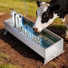 10 Gal Automatic Livestock Water Trough Stainless Steel W  Float Valve