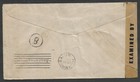 Honduras To Argentina Censored Cover 1945 Tela Cancel