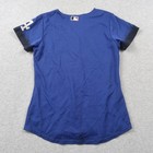 Nike Los Angeles Dodgers Mlb Jersey Womens Small Blue Button Front T773-ldcc