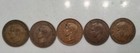 Australian Penny King George Vi Lot Of 5 Ships From Usa